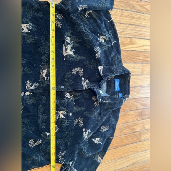 Vtg Natural Reflections Button Down Shirt Women’s Large Novelty Deer Outdoors - Picture 3 of 6